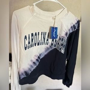 long sleeves long cropped women’s shirt, Brand new has tags, size small, tie dye